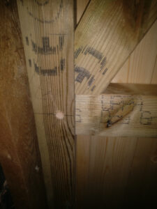 Traditional mortice and tenon joints